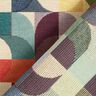 Decor Fabric Tapestry Fabric retro shapes – light beige/carmine,  thumbnail number 4