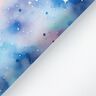 Raincoat Fabric watercolour starry sky Digital Print – ice blue/blue lilac,  thumbnail number 5