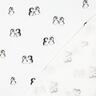 GOTS Double Gauze/Muslin Penguins Digital Print | Poppy Fabrics – ivory/anthracite,  thumbnail number 4