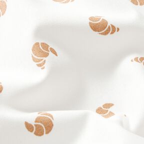 Cotton Poplin croissant – ivory, 