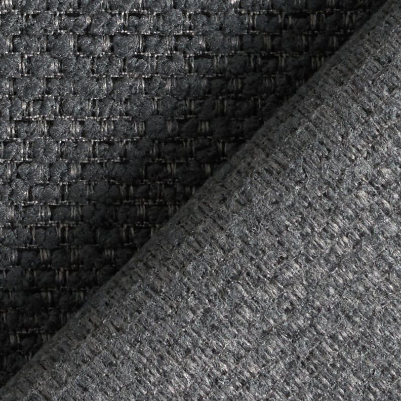 Outdoor Fabric Bouclé Look – blue-black,  image number 4