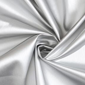 Upholstery Fabric Imitation Leather Shimmering – metallic silver, 