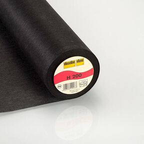 H 200 Fusible Interlining | Vilene – black, 