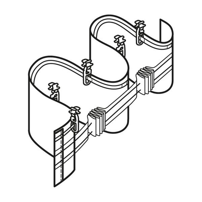 Wave Tape, 100 mm – transparent | Gerster,  image number 5