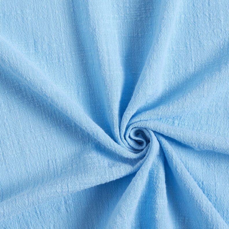 Linen look cotton fabric – light blue,  image number 1