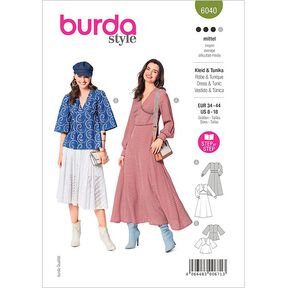 Dress / Blouse, Burda 6040 | 34 - 44, 