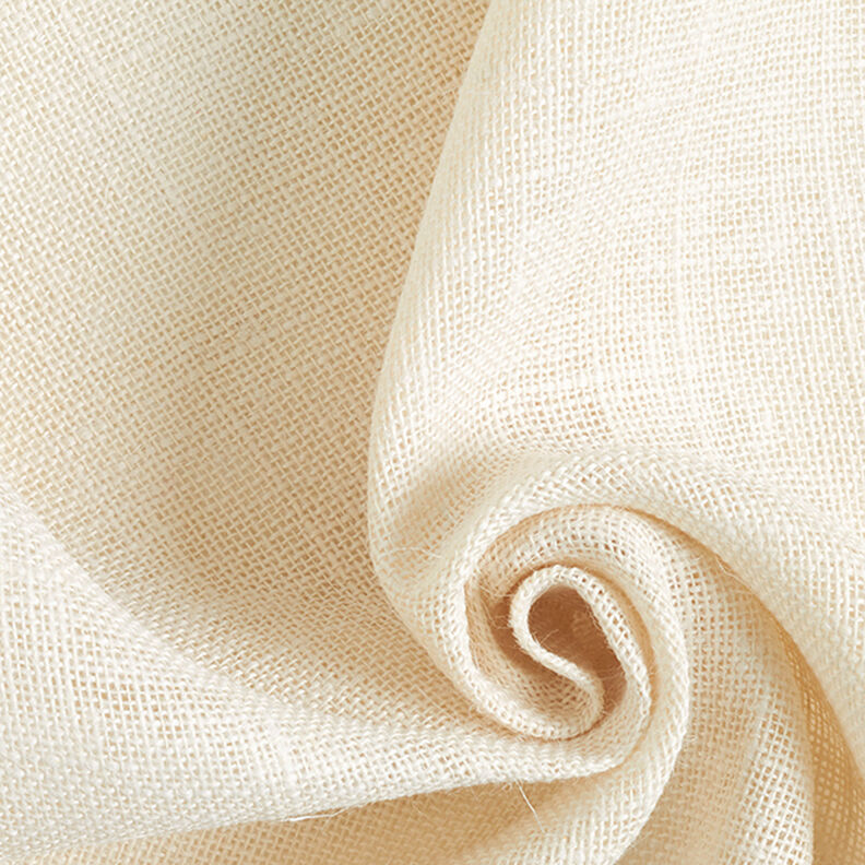 Decor Fabric Jute Plain 150 cm – ivory,  image number 1