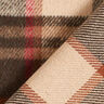 colourful checked coat fabric – cashew/black brown,  thumbnail number 4