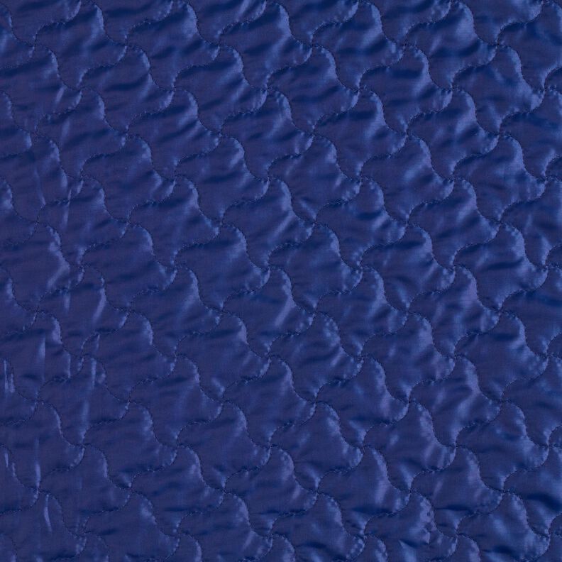 Quilted fabric abstract diamonds – navy blue,  image number 1