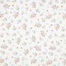 GOTS Double Gauze/Muslin cute little flowers  | Poppy Fabrics – ivory/orange,  thumbnail number 1