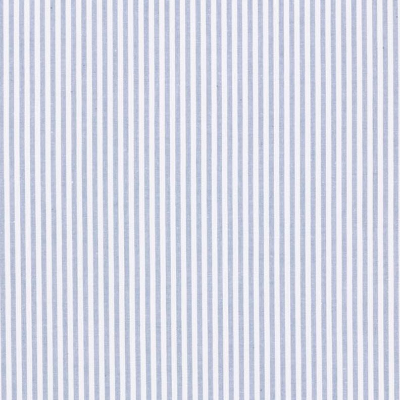 Cotton Poplin Stripes, yarn-dyed – denim blue/white,  image number 1
