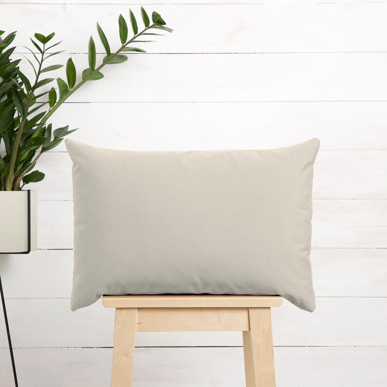 pure heavy linen Plain – light beige,  image number 6