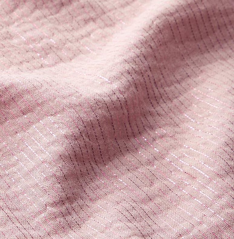 Shimmer Stripes Cotton Muslin – pink,  image number 3