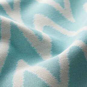 Outdoor Fabric Jacquard Ikat Print – sky blue, 