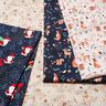 Cotton Jersey Animals in autumn Digital Print  – midnight blue,  thumbnail number 5