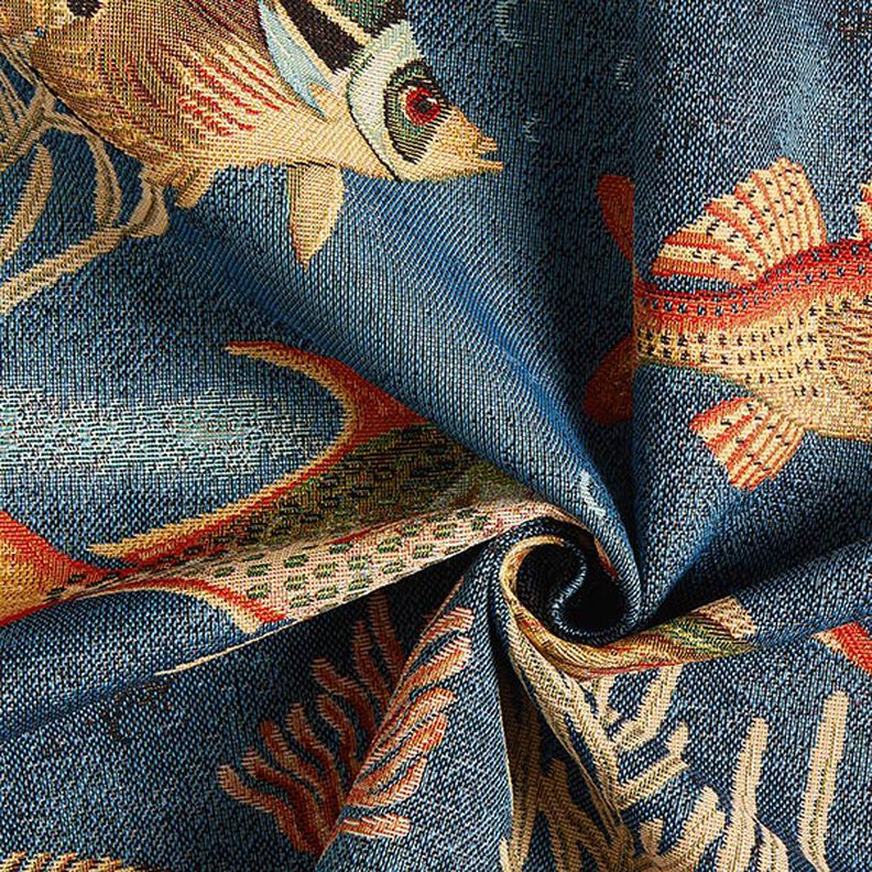 Fish Tapestry Jacquard – blue,  image number 3