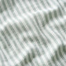 Double Gauze/Muslin Doubleface stripes – reed/white,  thumbnail number 2