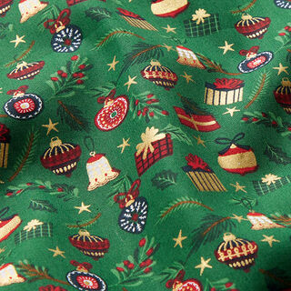 Cotton Poplin Gifts – green/gold, 