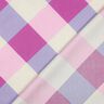 Cotton Satin Large Gingham | Nerida Hansen – pastel violet/offwhite,  thumbnail number 4