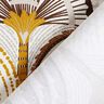 Decor Fabric Cotton Twill abstract palm fans – curry yellow/ivory,  thumbnail number 4