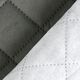 Upholstery Fabric Velvet Quilted Fabric – dark grey,  thumbnail number 3