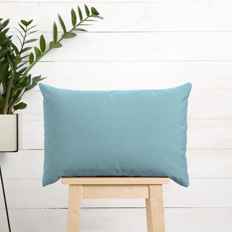 pure heavy linen Plain – light blue,  image number 6