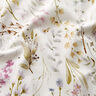 Delicate flowers & leaves viscose jersey – ivory,  thumbnail number 2