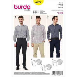 Men's Shirt, Burda 6874, 