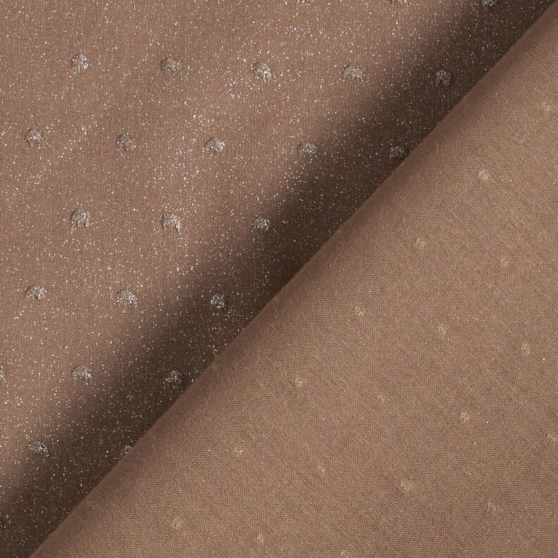 Shimmer dobby cotton batiste – chestnut,  image number 4