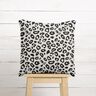 Decor Fabric Jacquard leopard print – ivory/black,  thumbnail number 7