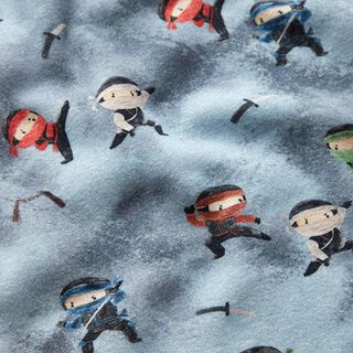 Alpine Fleece Ninjas Mottled – silver blue, 