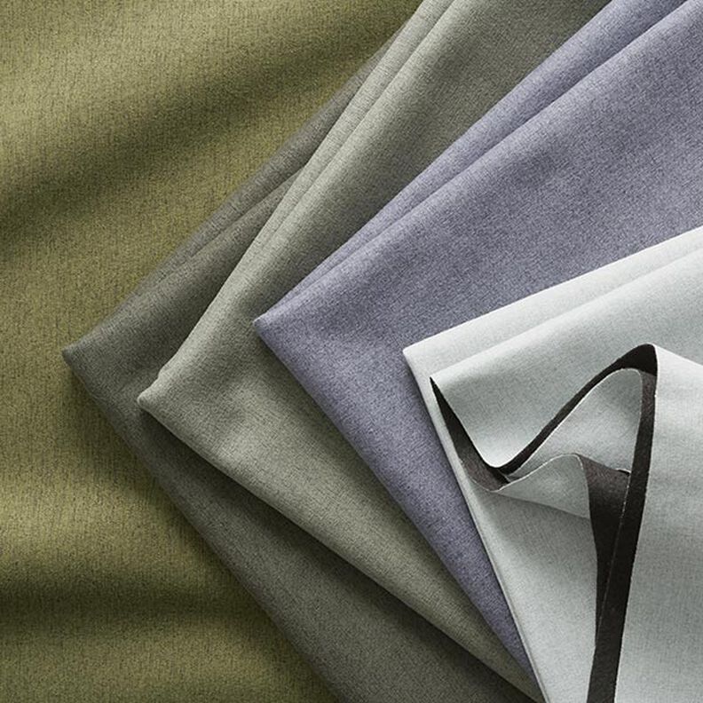 Fine melange upholstery fabric – dark green,  image number 4