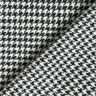 Coat Fabric Wool Blend Glitter houndstooth – black/offwhite,  thumbnail number 4