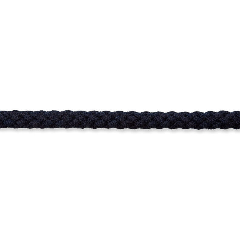 Cotton cord [Ø 7 mm] – midnight blue,  image number 2