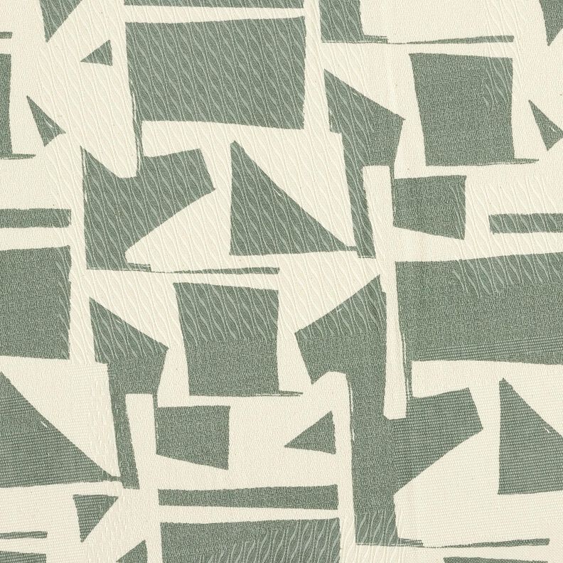 Decor Fabric Jacquard abstract, textured – reed/offwhite,  image number 1