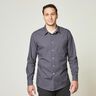 Shirt fabric small check – black/light blue,  thumbnail number 6