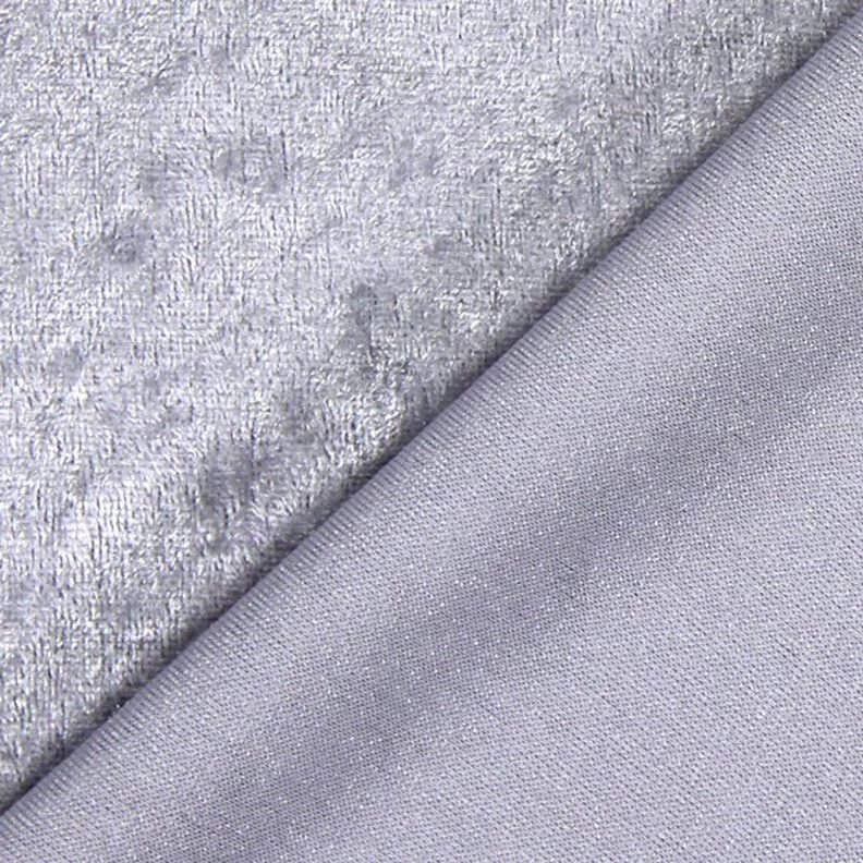 Panne velvet – silver,  image number 3