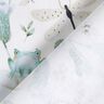 Cotton Poplin Pond life Digital Print – white/baby blue,  thumbnail number 4