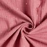 Rectangle Foil Print Muslin | by Poppy – dusky pink,  thumbnail number 3