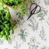 Decor Fabric Half Panama kitchen herbs – natural/green,  thumbnail number 6