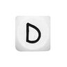 Wooden Letters D – white | Rico Design,  thumbnail number 1