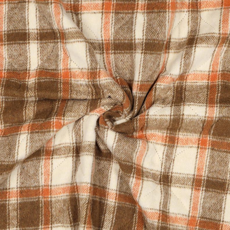 Quilted Fabric Flannel checked | Poppy Fabrics – beige, image number 4
