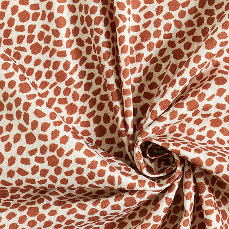 Decor Fabric Half Panama Leopard Print – brown/natural,  image number 3