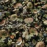 Decor Fabric Tapestry Fabric Flowers and birds – black/green,  thumbnail number 2