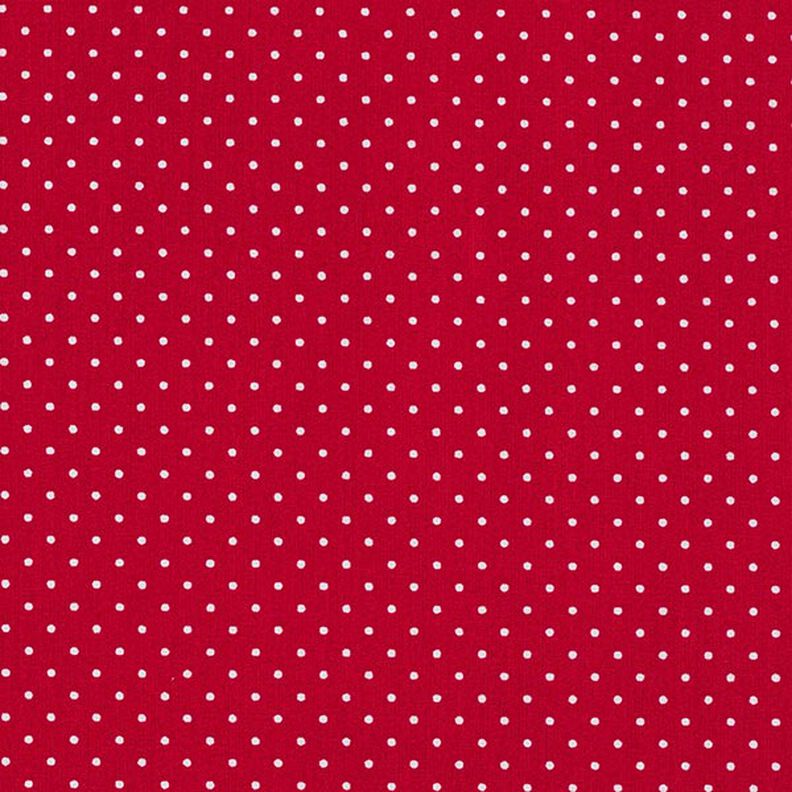 Coated Cotton Little Dots – red,  image number 1