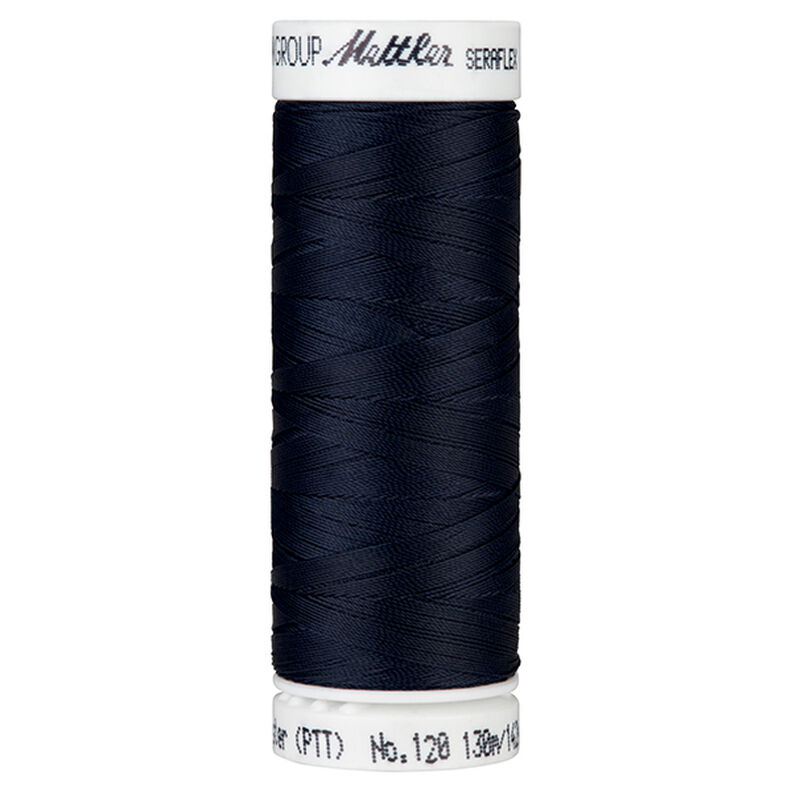 Seraflex Stretch Sewing Thread (0821) | 130 m | Mettler – midnight blue,  image number 1