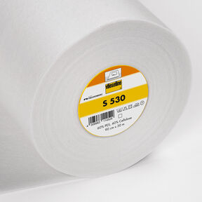 S 530 Firm iron-on pelmet interfacing | Vlieseline – white, 