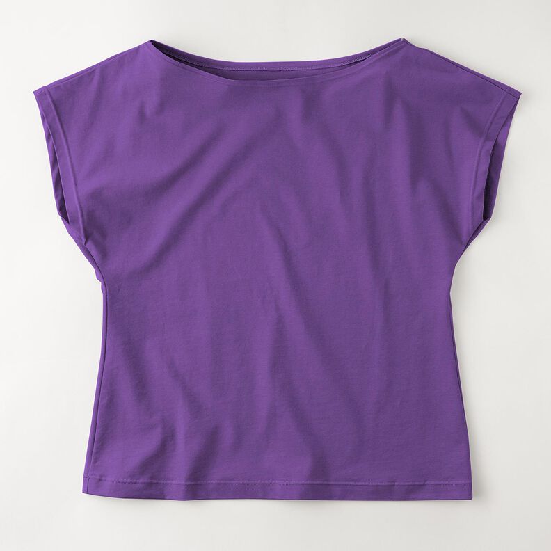 Medium summer jersey viscose – lilac,  image number 8