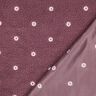 Teddy Fur Embroidered Flowers | Poppy Fabrics – dark dusky pink,  thumbnail number 4