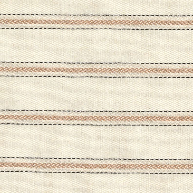 Cotton blend pinstripe shirt fabric – beige/dune,  image number 1